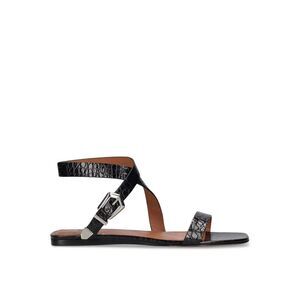 Paris Texas Lauren Croco Flat Sandals